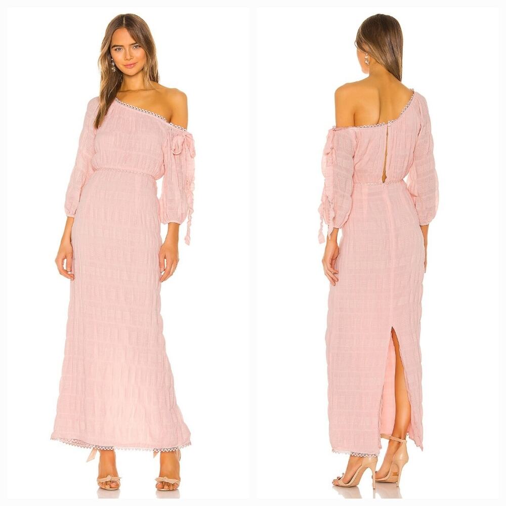 Tularosa Bet Dress in Blush Pink Medium